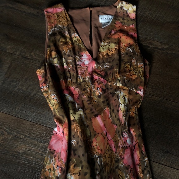 vintage adrianna papell silk dress - Picture 2 of 8